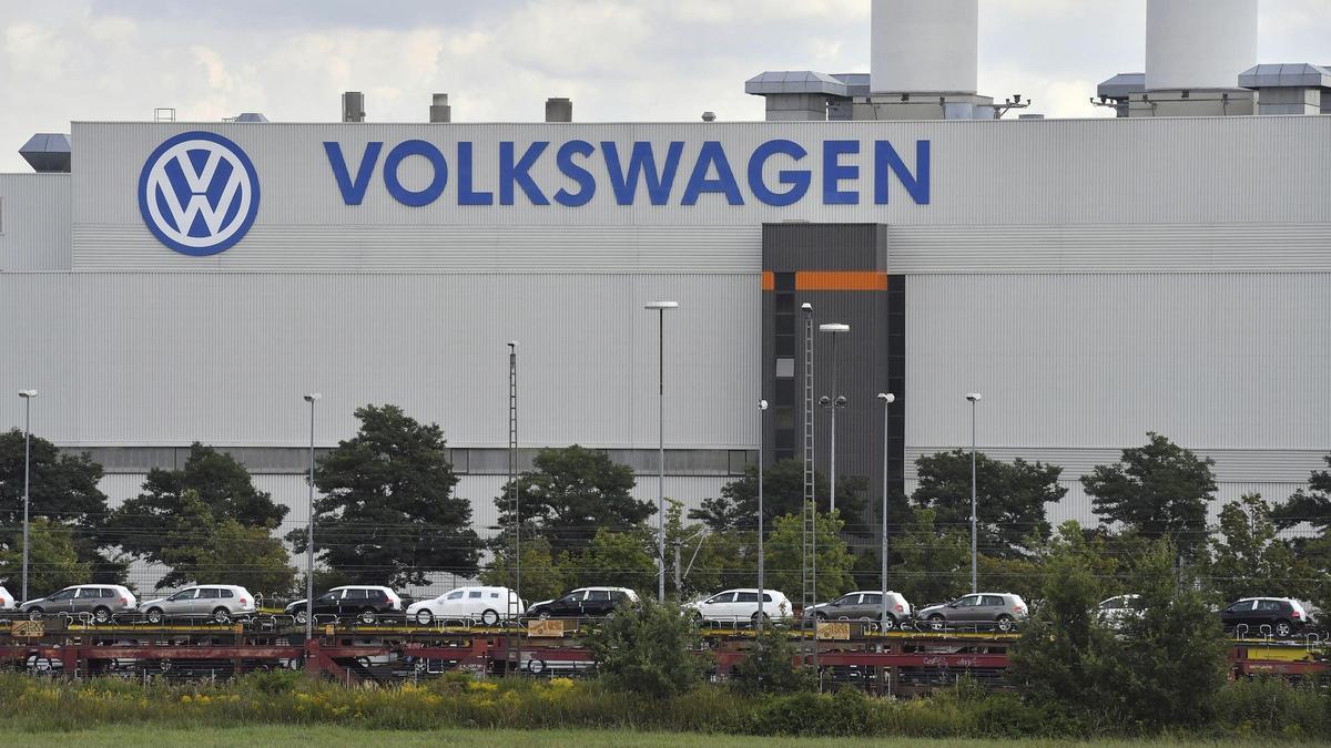 Imagen de una planta de Volkswagen.