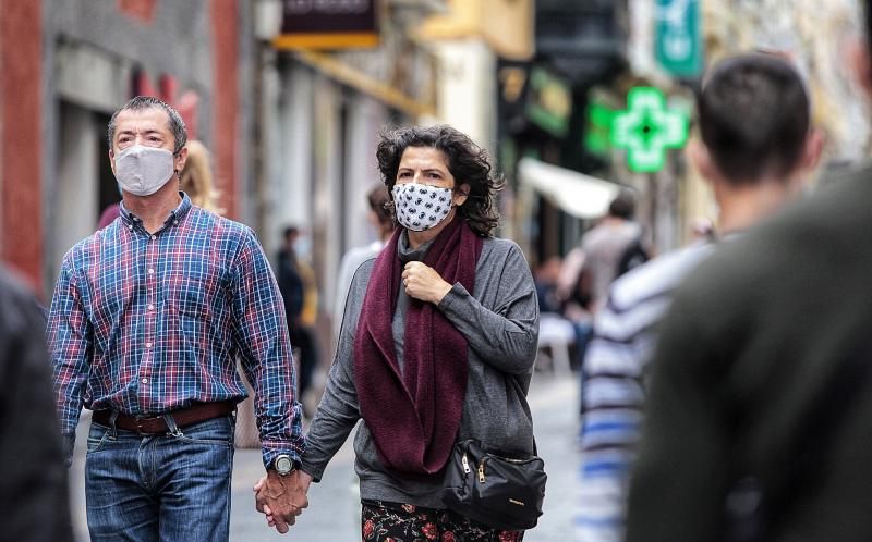 Calles de Santa Cruz de Tenerife durante la pandemia (7-dic-2020)