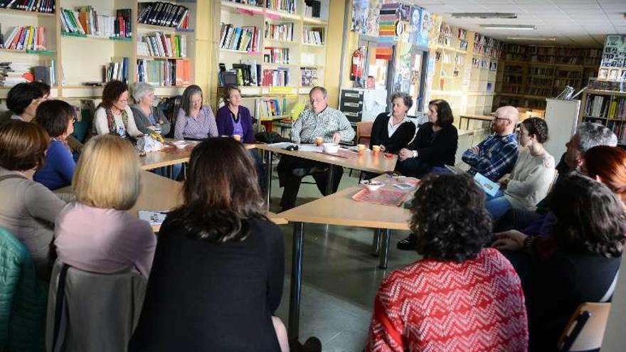 El secretario de la Fundación Carlos Casares, en Rodeira. // G.Núñez