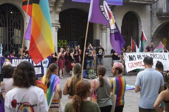 Les imatges de manifestació del Dia Internacional de l'Orgull LGBTI a Girona