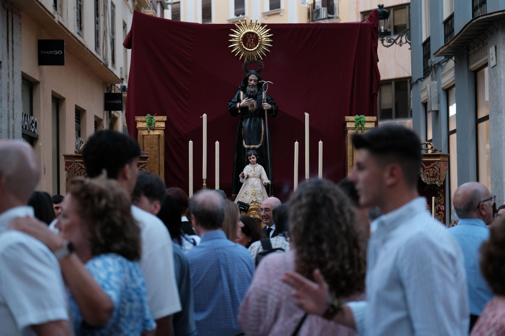 Una imagen de la procesión del Corpus en las calles de Málaga.