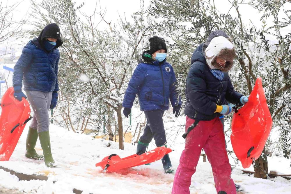 Nieve en Coy, Lorca