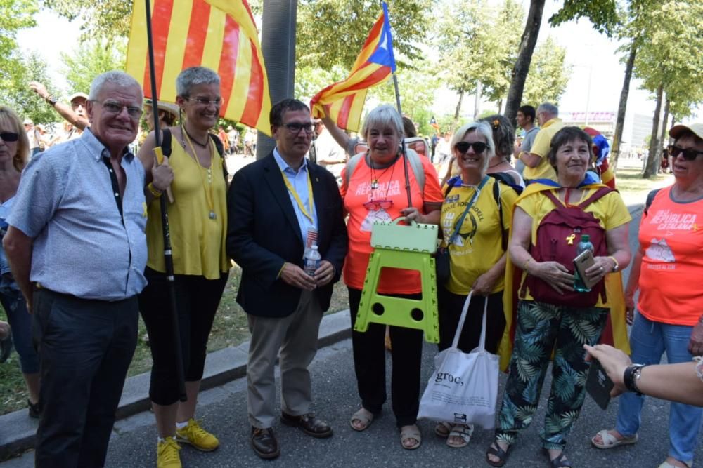 Concentració independentista davant l'Eurocambra