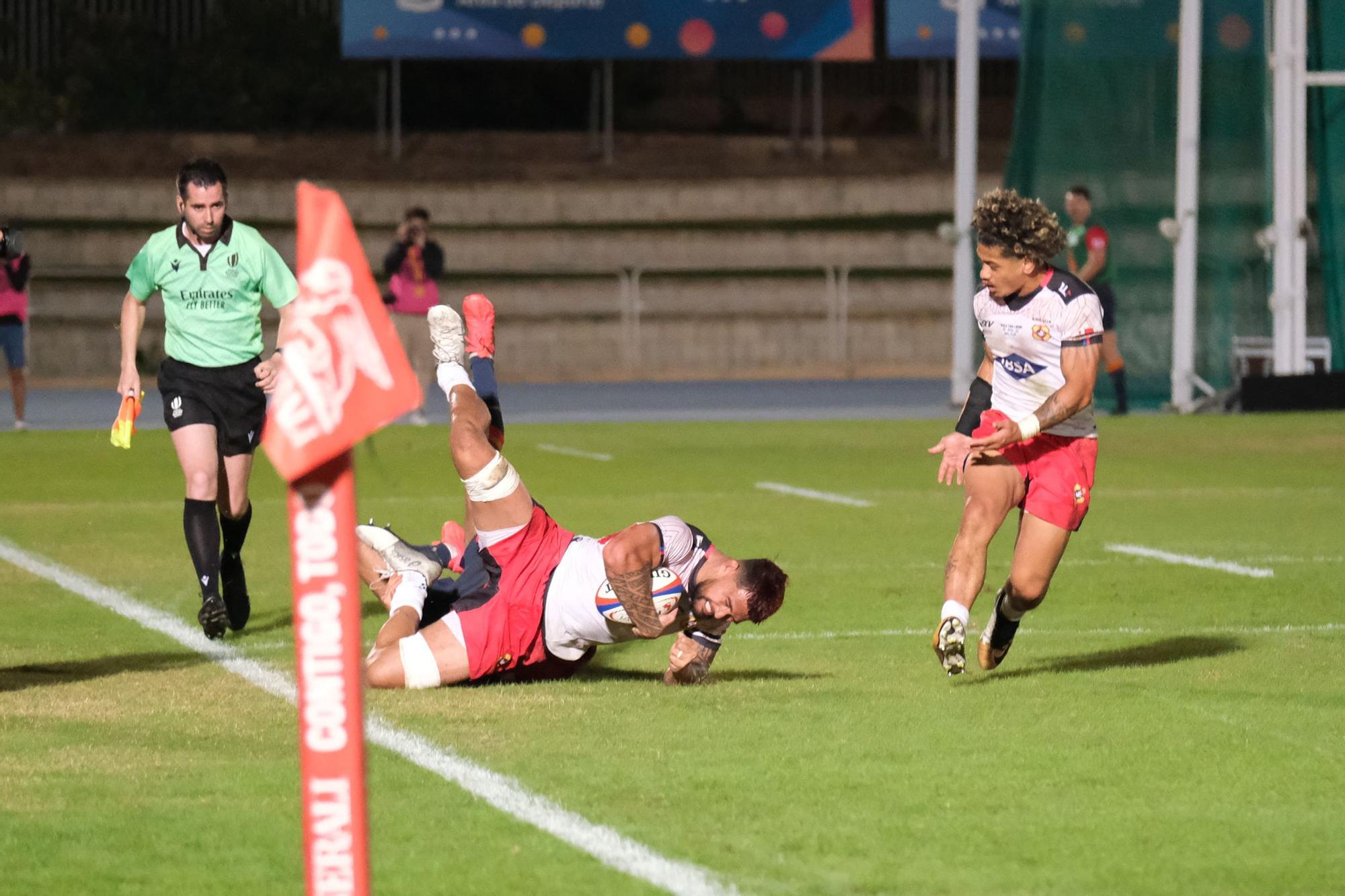 Málaga disfruta del España - Tonga de rugby