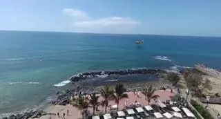 Hidroavión en Maspalomas