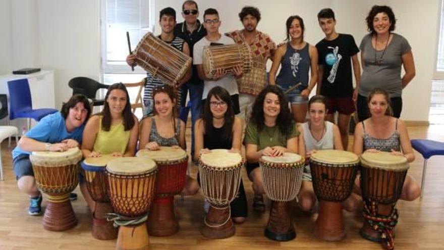 Taller de percusión en  El Campello