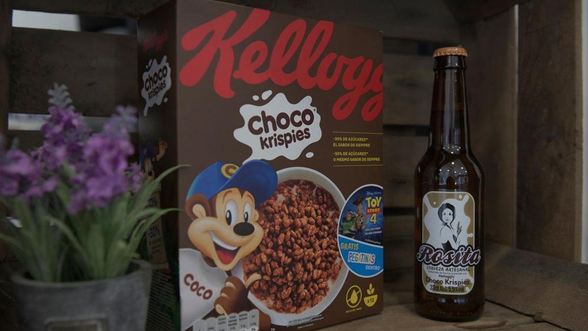 cerveza artesanal con sabor a choco krispies