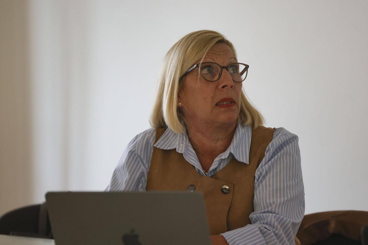 Carmen Antoni en la presentación.