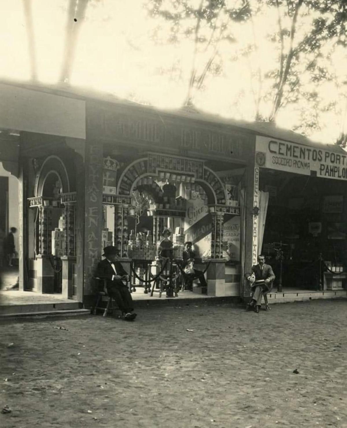 Stand de Camilo de Blas, en la Feria de Muestras de Gijón.