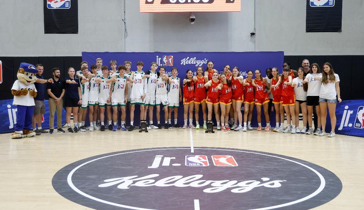 Lituania y españa ganan el Torneo Jr NBA /Jr WNBA Kellogg's Valencia 2025.