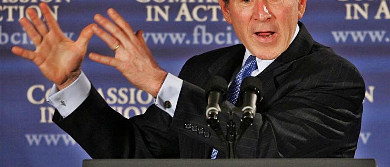 El expresidente de Estados Unidos George Bush en una imagen de archivo.