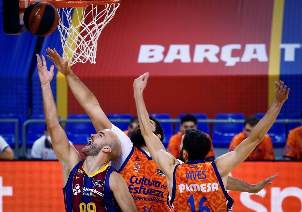 La victoria del Valencia Basket sobre el Barça