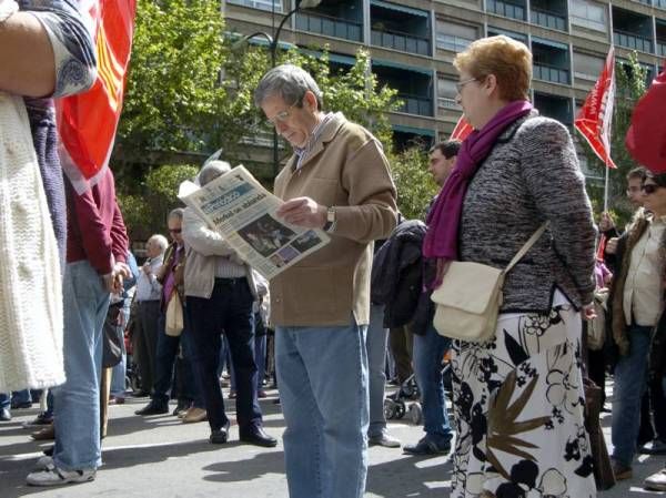 Manifestación contra los recortes en Zaragoza