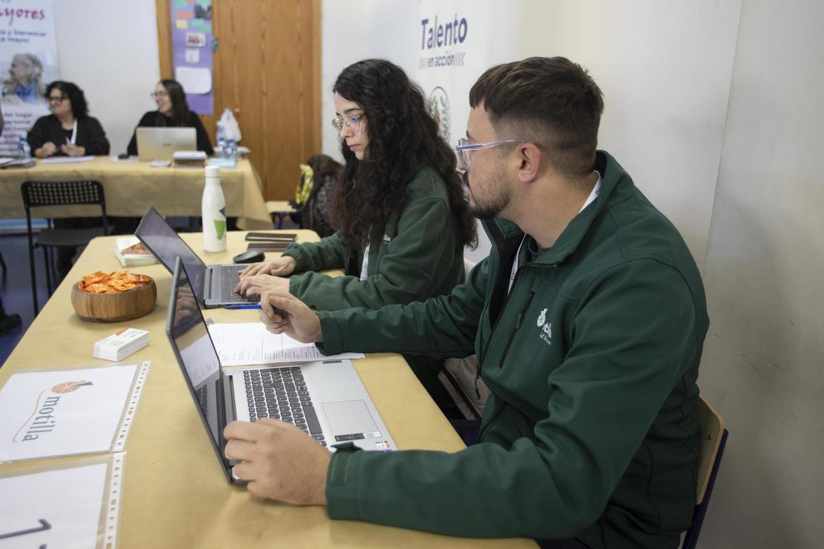 Todas las fotos del "maratón" de entrevistas laborales celebrado en Xàtiva