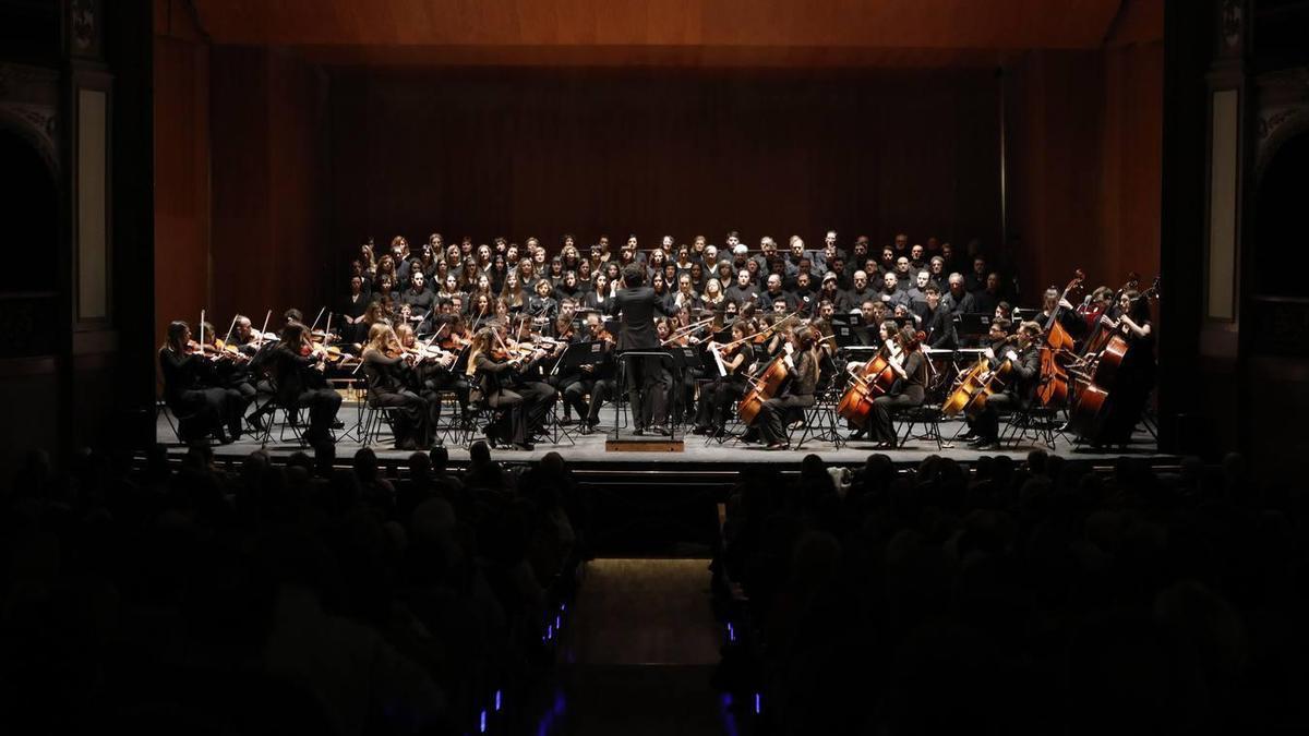 Imagen de la Orquesta Joven de Córdoba, durante una actuación.