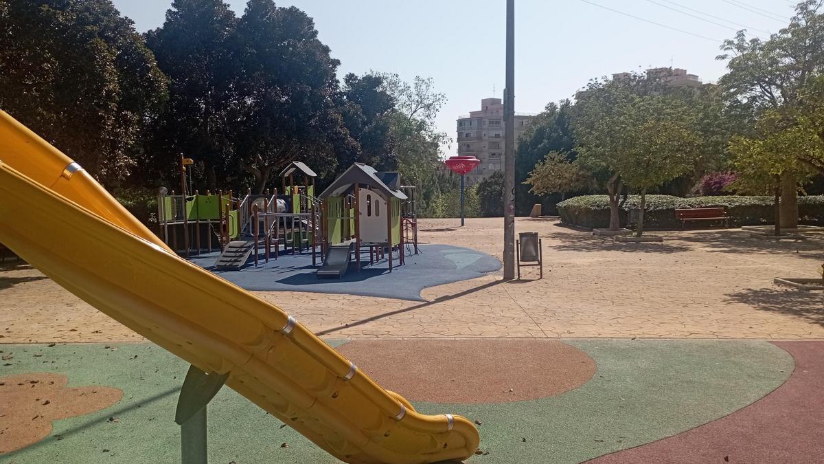 Imagen de archivo de un parque infantil en Málaga