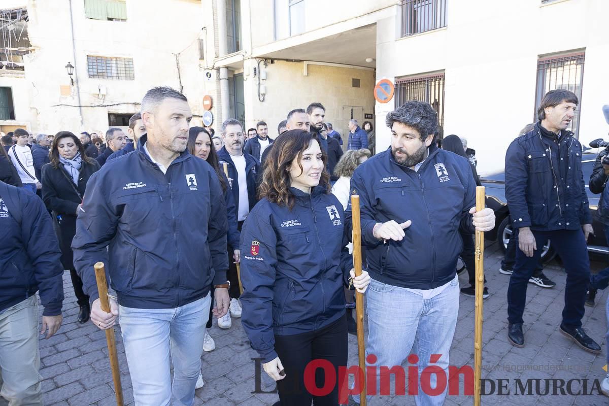 Así ha sido la visita de Isabel Díaz Ayuso a Caravaca de la Cruz