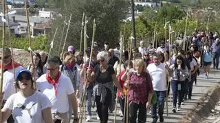 Más de un millar de peregrinos en la Romería a Santa Anna