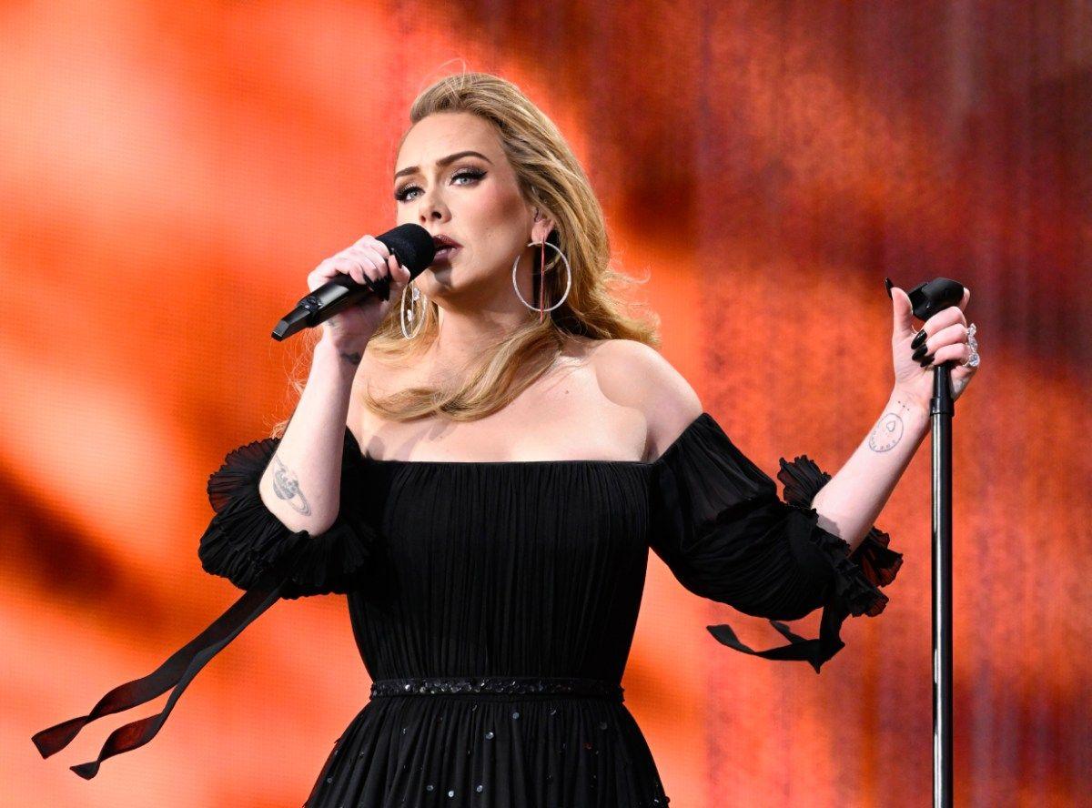 Adele, durante un concierto en Hyde Park