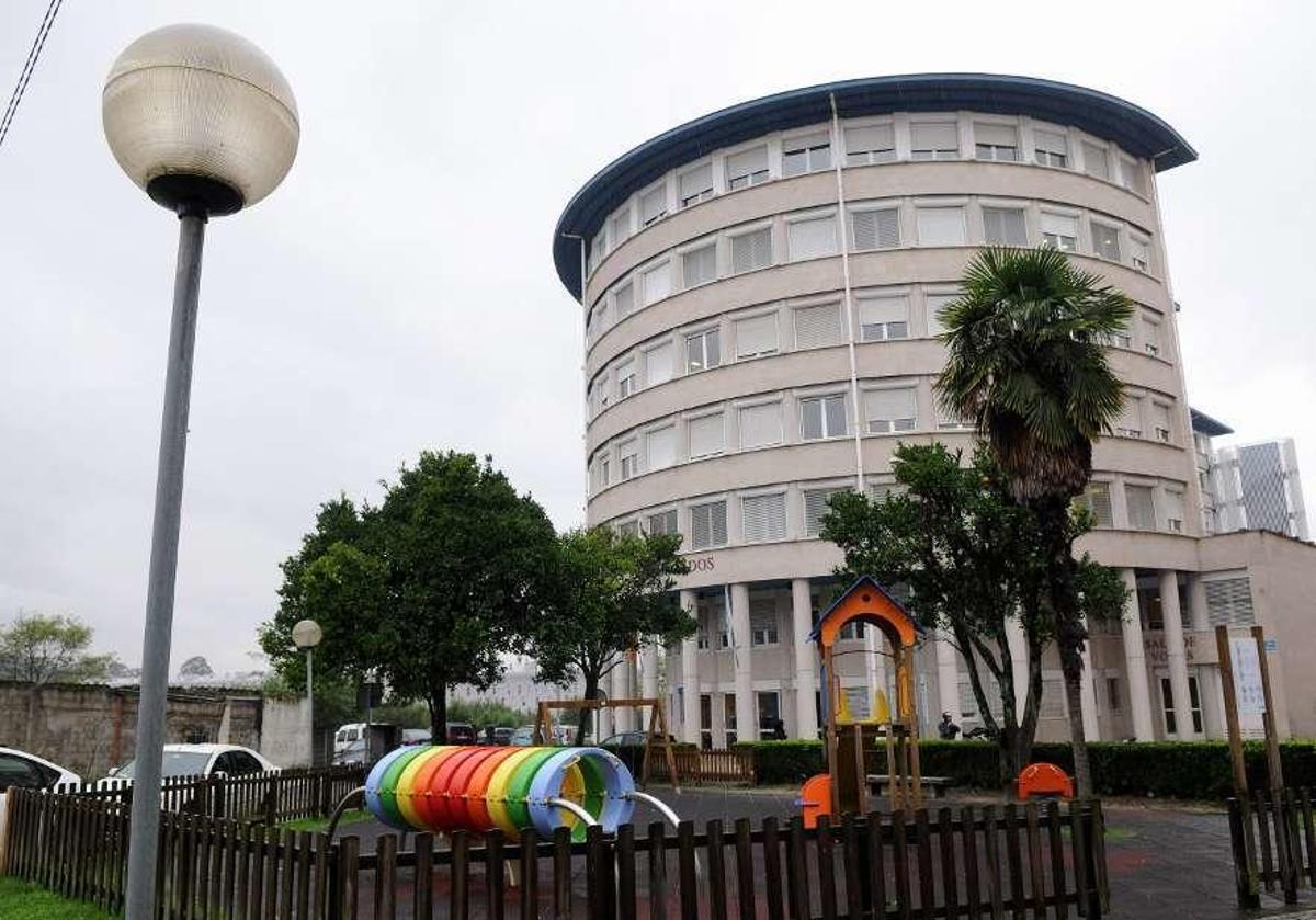 Edificio de los Juzgados de A Parda, en Pontevedra, donde se celebró el juicio. // Gustavo Santos
