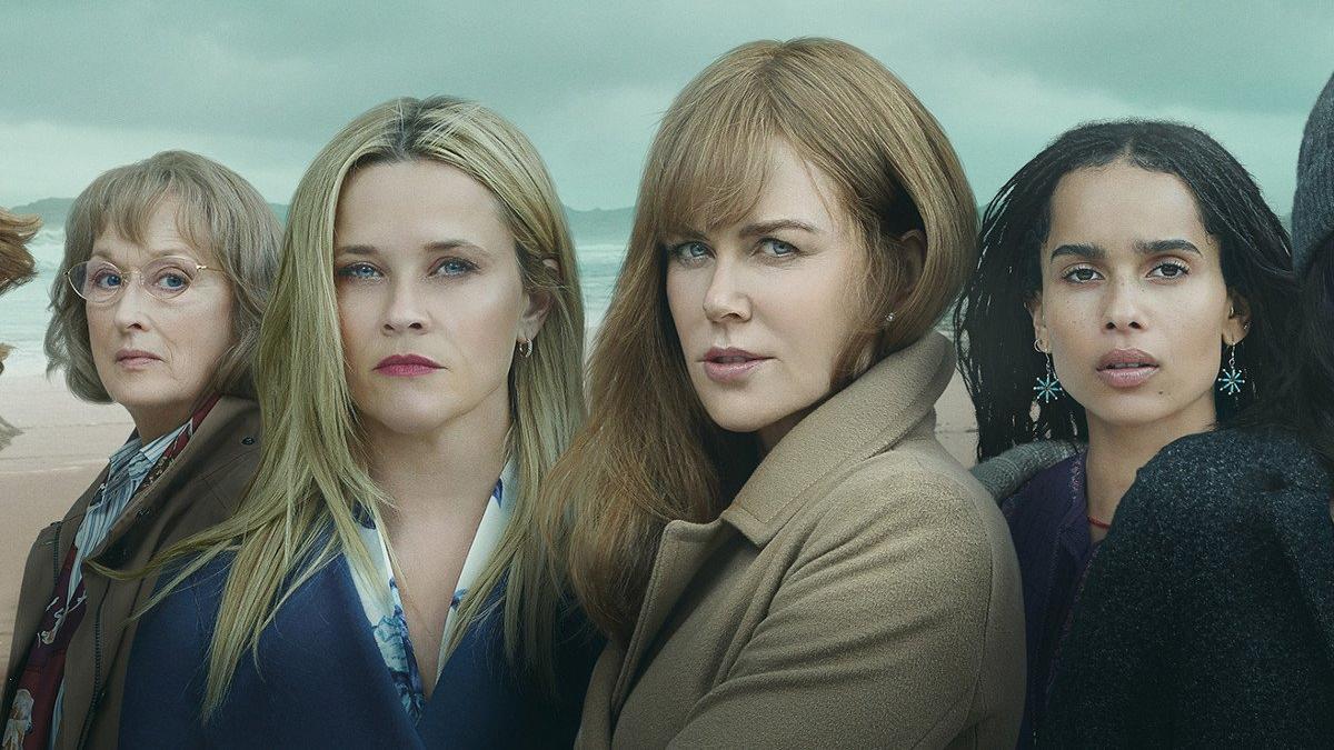 Meryl Street, Reese Witherspoon, Nicole Kidman y Zoë Kravitz, en 'Big little lies'