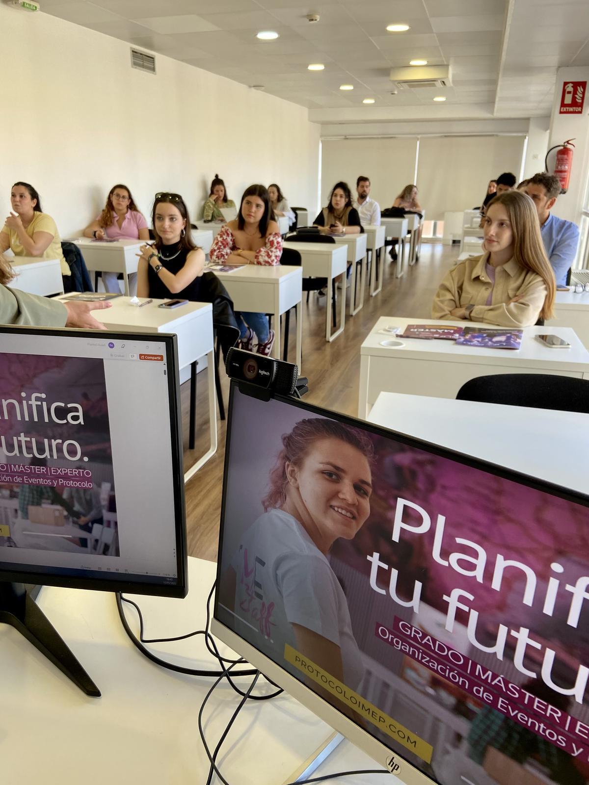 Instalaciones de una de las aulas de IMEP en Alicante.