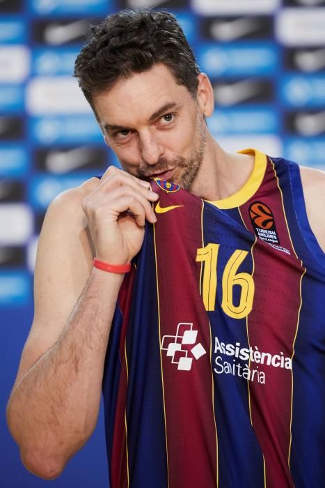 El Barça presenta Pau Gasol