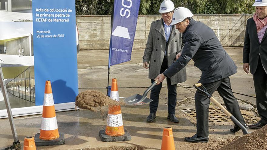 Aquest dimarts s&#039;ha posat la primera pedra de la planta potabilitzadora