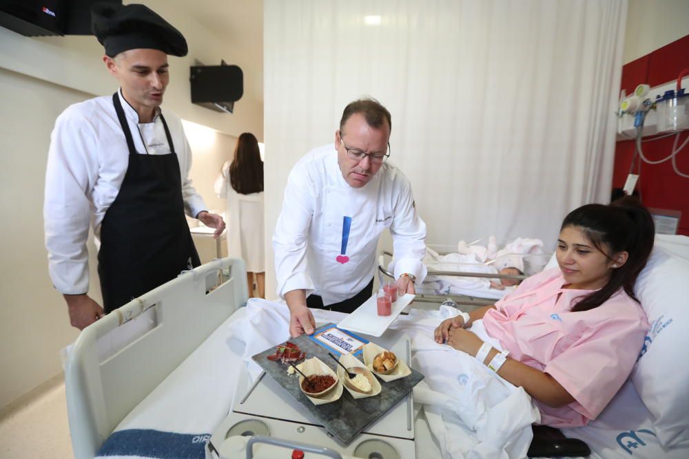 Pablo González-Conejero pone las tapas en el hospital Los Arcos