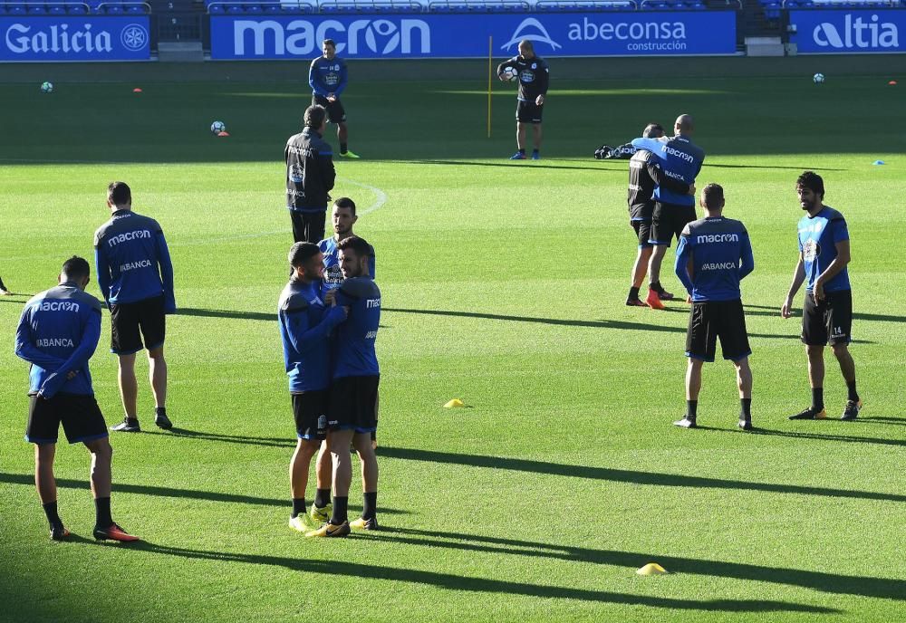 Última sesión antes de medirse al Eibar