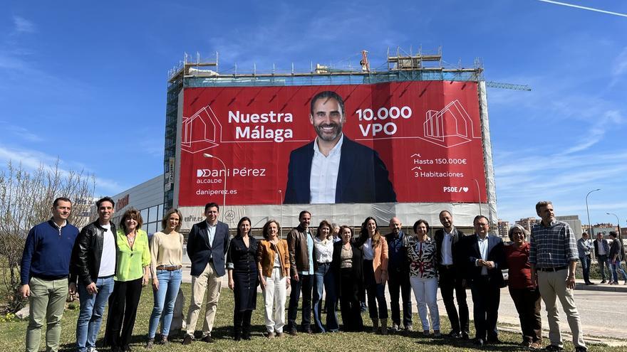 El problema de la vivienda calienta la precampaña en Málaga