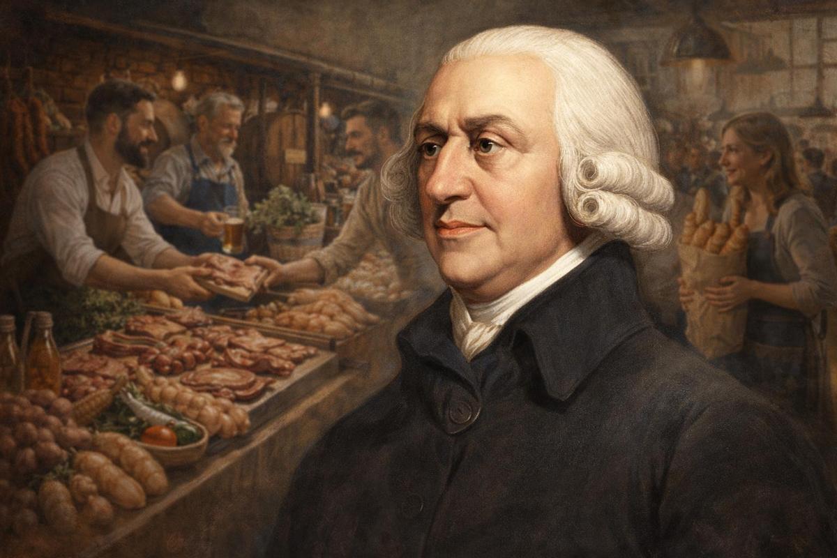 Adam Smith está considerado uno de los mayores exponentes de la economía clásica y de la filosofía de la economía.