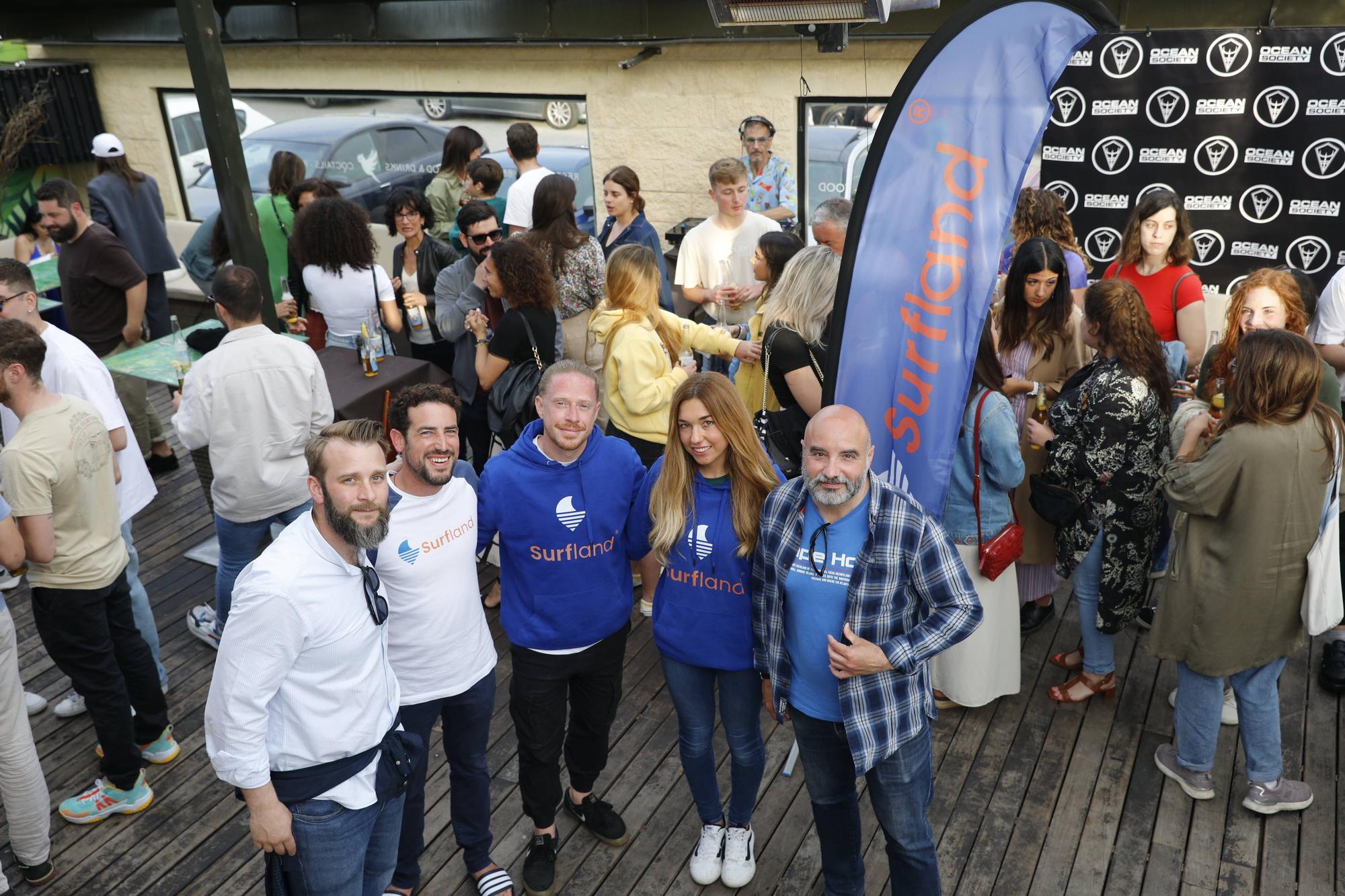 En imágenes: presentación de Surfland, la nueva aplicación móvil de servicios a surferos