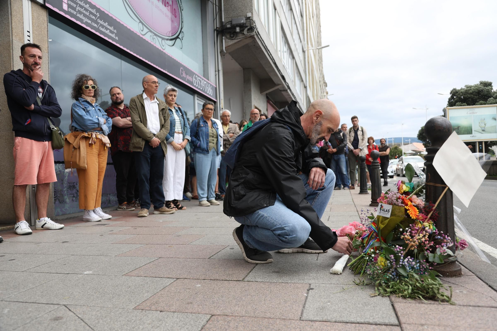 Vigilia por Samuel Luiz en el cuarto aniversario de su asesinato