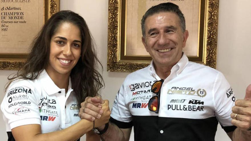 María Herrera correrá junto a Nico Terol