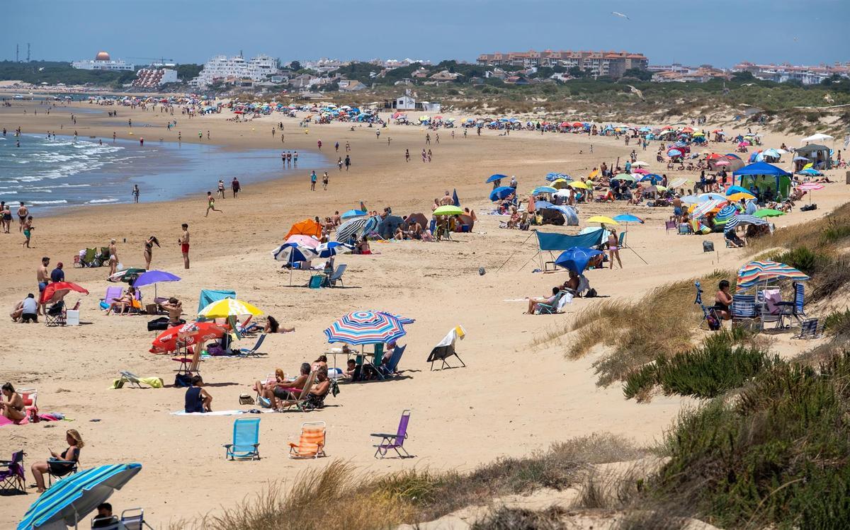 Playa de La Bota, en Punta Umbría.