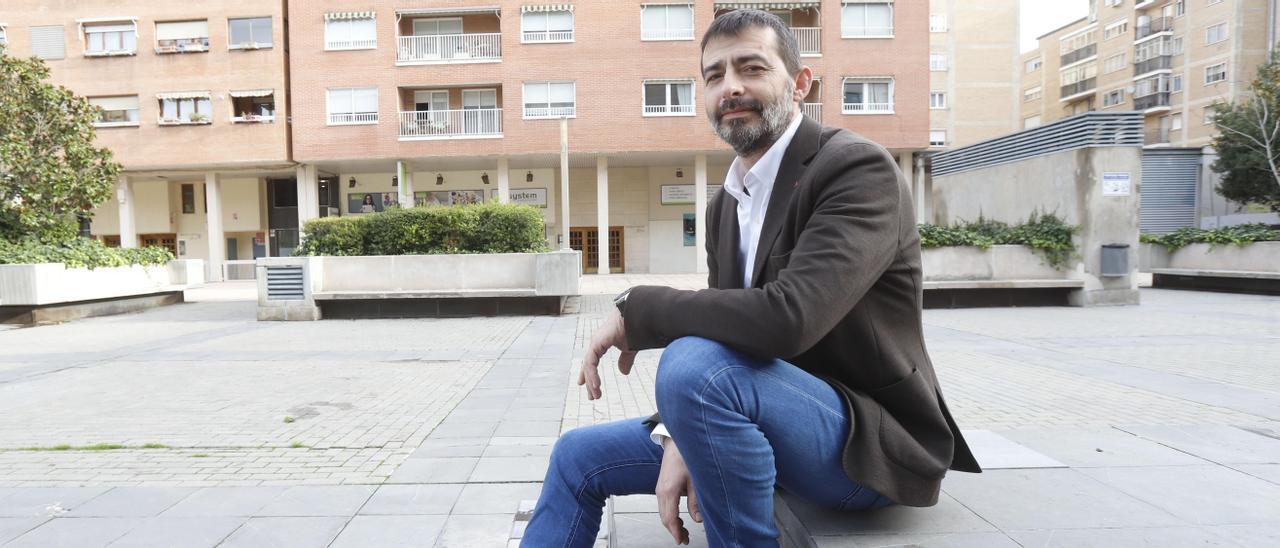 Entrevista a Álvaro Sanz tras anunciar su candidatura por IU a las elecciones autonómicas.