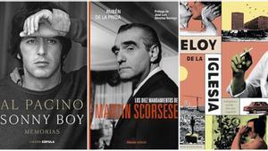 Portadas de Sonny Boy, Los diez mandamientos de Martin Scorsese y Eloy de la Iglesia.