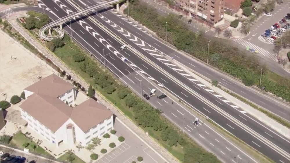 Fotos desde el helicóptero de la Policía Nacional