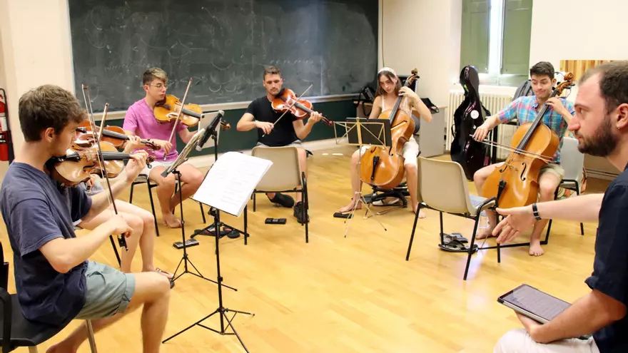 120 joves d'arreu del món aprenen i gaudeixen a Solsona de la música clàssica d'alt nivell: "La clau és la qualitat"