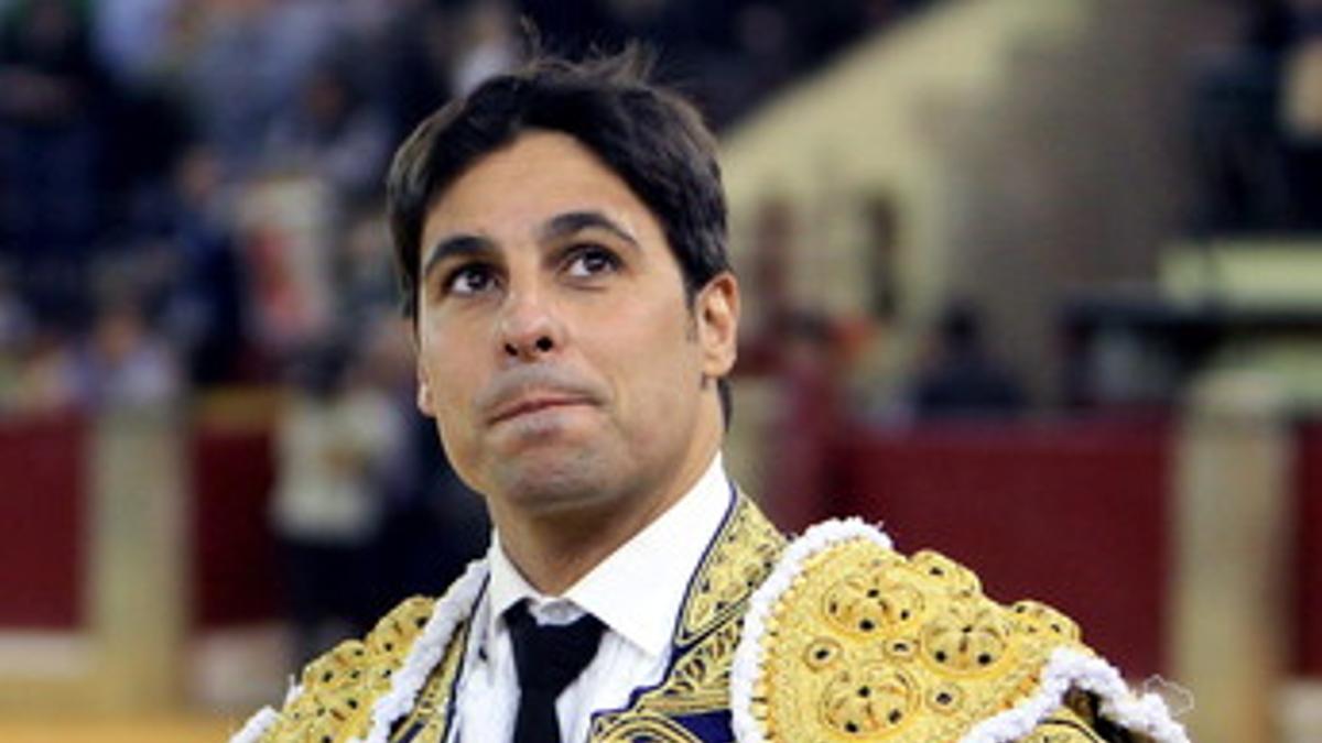 Fran Rivera, en la plaza de toros de Zaragoza, este sábado.