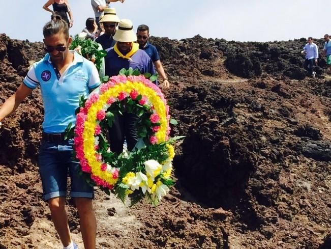 Entierro en La Graciosa de Nauzet Guadalupe Betancort