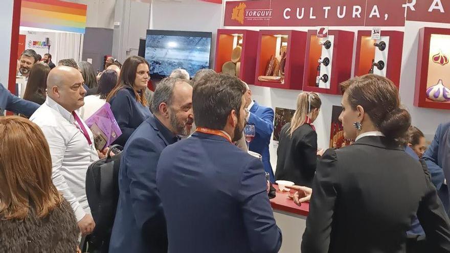 Stand promocional de Torguvi en una de las ferias a las que ha asistido. | CEDIDA
