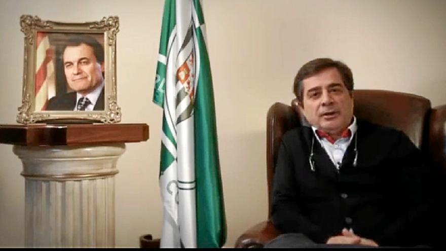 El presidente del Córdoba invita con sorna a Mas a ver la Copa