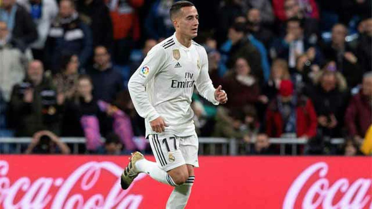 Lucas Vázquez aprovechó un buen pase de Odrioloza para empatar