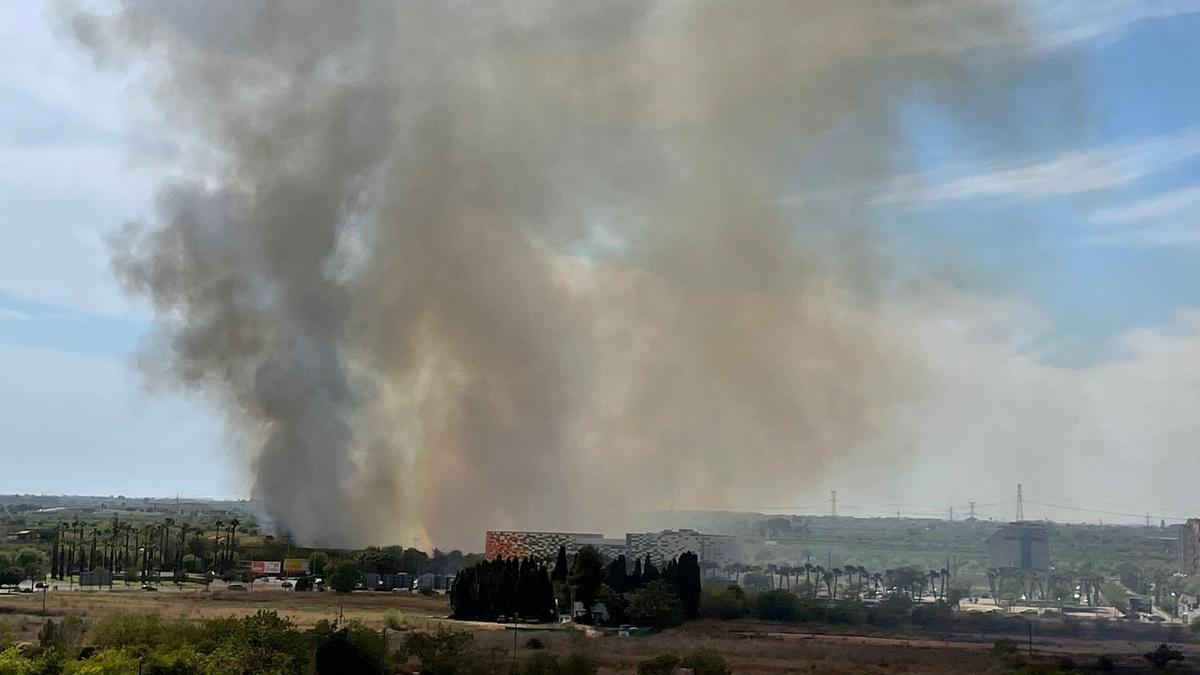 Incendio en Castelló.