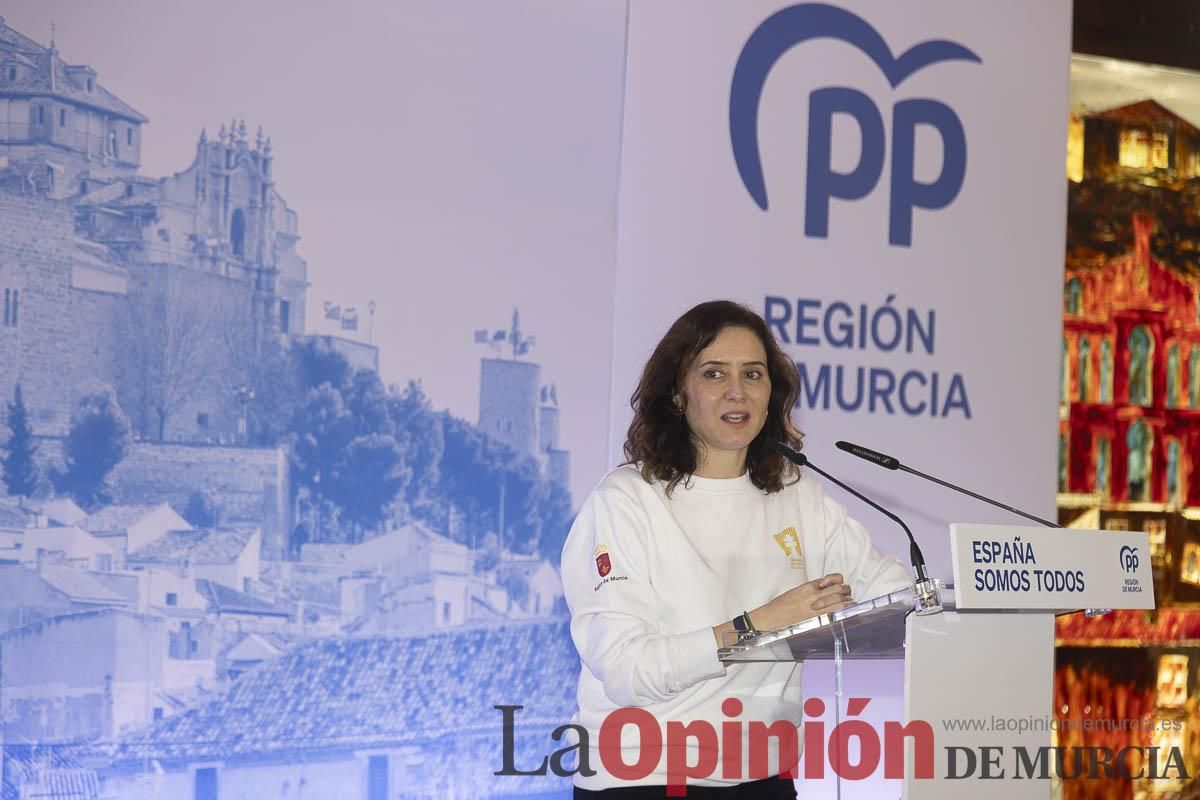 Así ha sido la visita de Isabel Díaz Ayuso a Caravaca de la Cruz