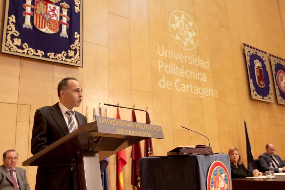 Toma de posesión del rector de la UPCT