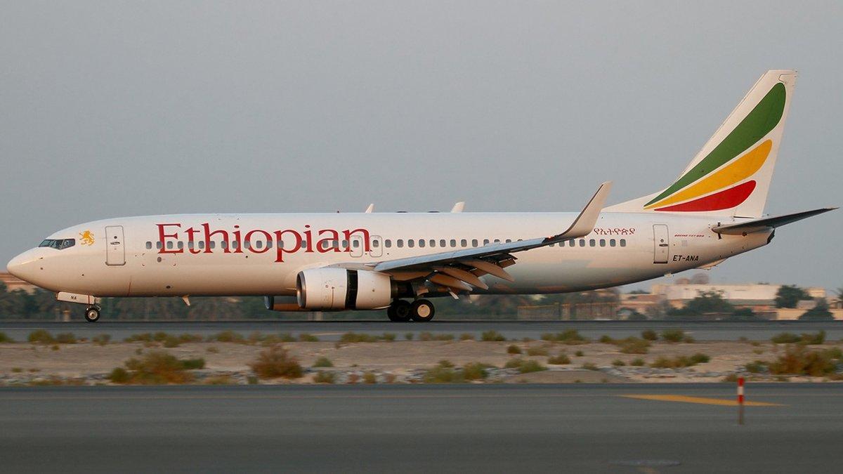 ethiopian airlines boeing 737-800 kvw