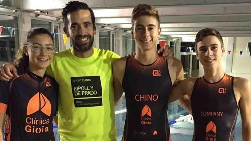 El LA208 Triatlón Club regresa satisfecho de Cheste